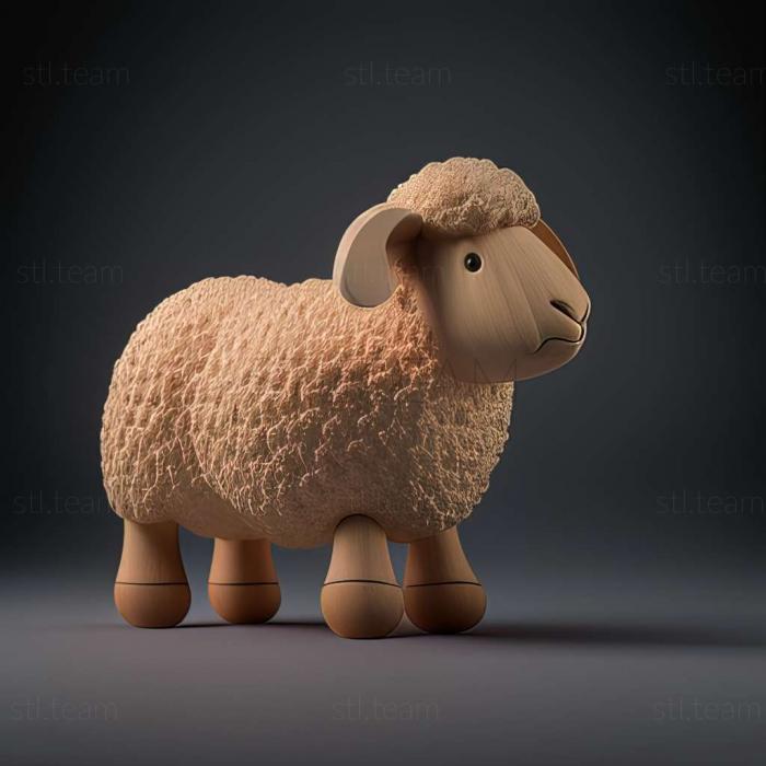 3D model Dolly sheep famous animal (STL)